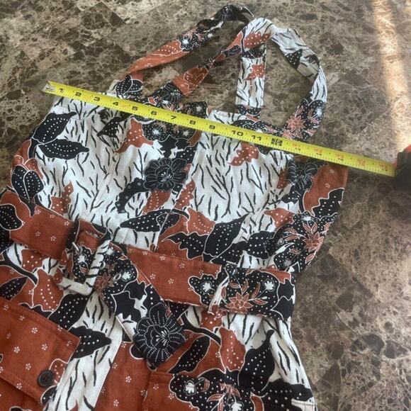 HOUSE OF HARLOW 1960 SHORTS BELTED ROMPER Sz 6 BOHO CHIC AESTHETIC TRENDY BEACHY - Picture 8 of 16